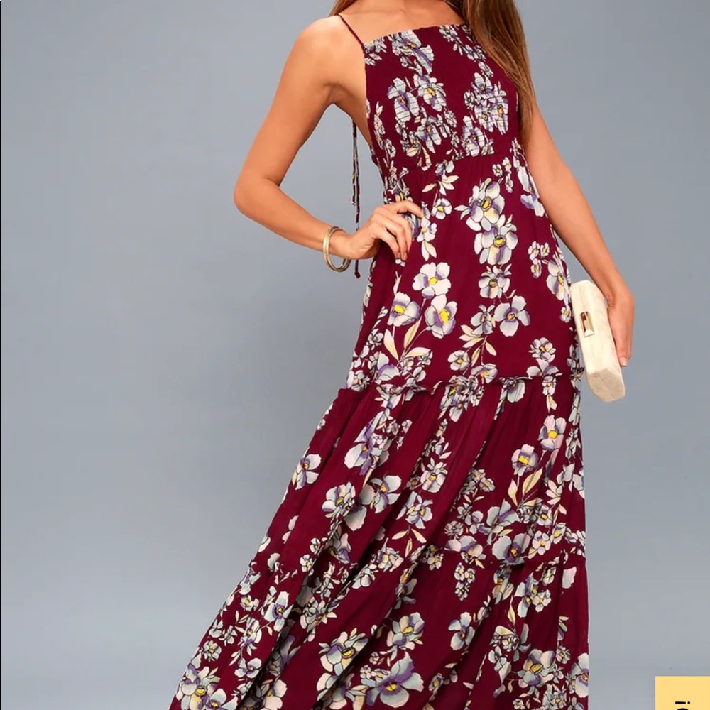 Free people garden party maxi dress